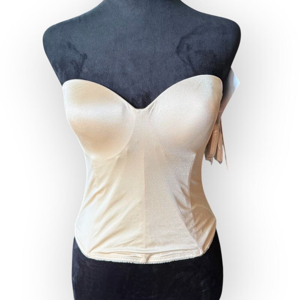 Dominique Ariel Hidden Underwire Seamless Longline Strapless Bra 8541 Size 36C